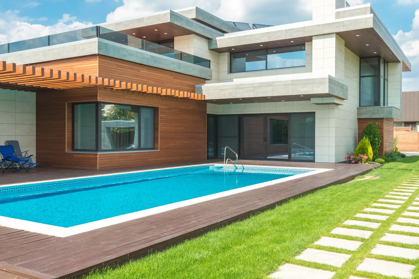 Swimming pool built in New Italy, NSW